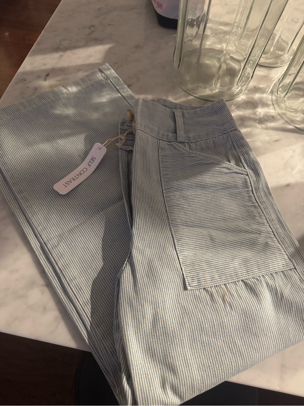 Self contrast Aria Pants